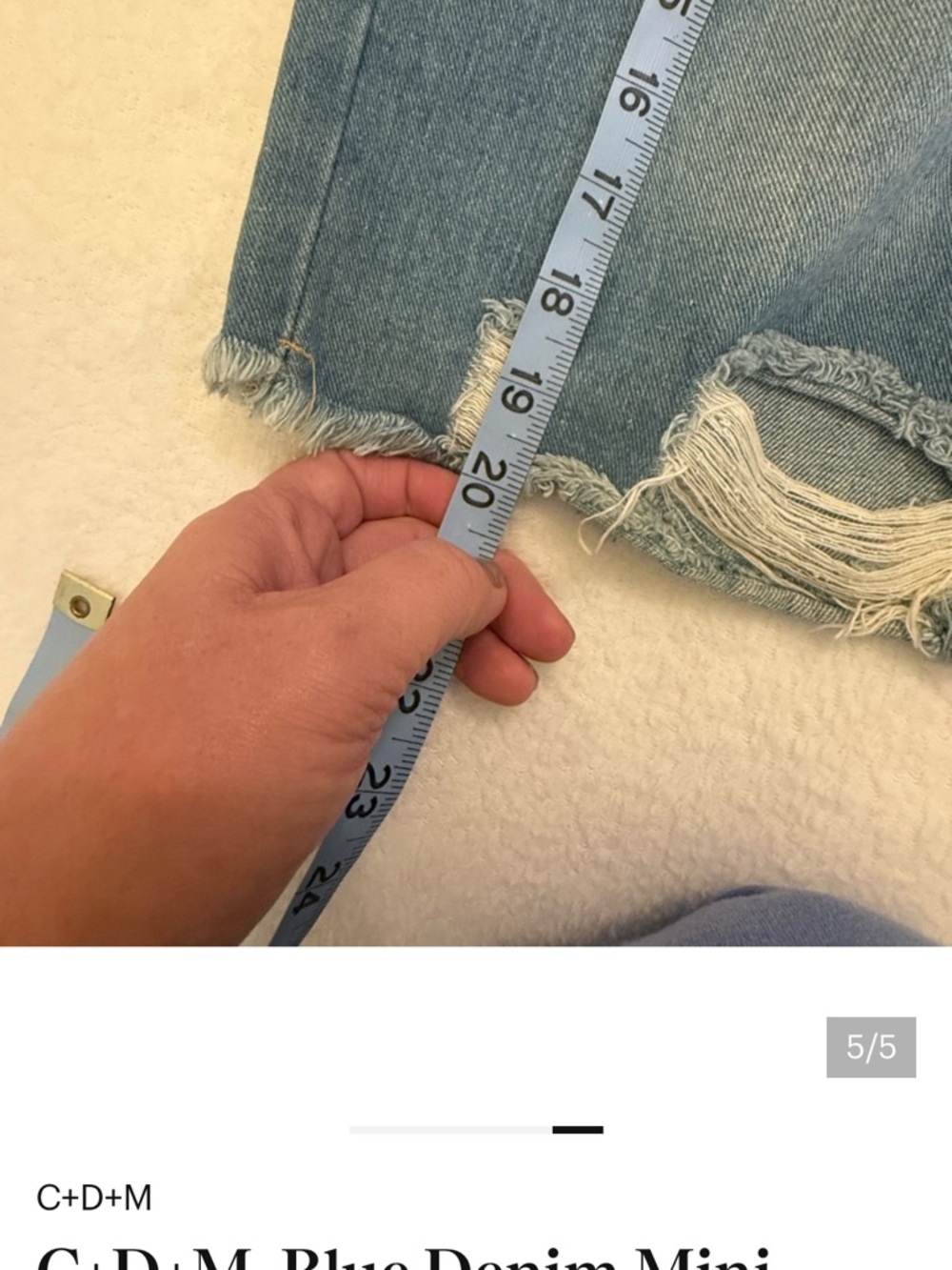 WHOLE OUTFIT SIZE LARGE. Love tree Women's Ribbed Pink crop and NEW denim skirt. - Picture 8 of 10